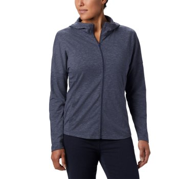 Columbia Ženske Majice S Kapuljačom - Cades Cove Full Zip Tamnoplave | GFZJ-37690